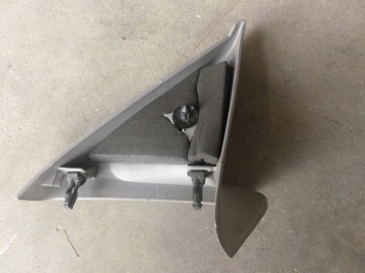 1998 Ford Expedition XLT - Interior Door Panel Mirror Trim Triangle, Front Left2